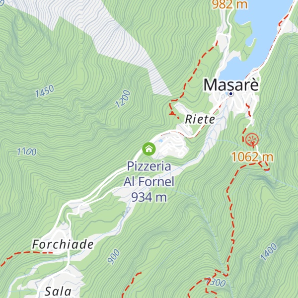 Map of Pizzeria Al Fornel