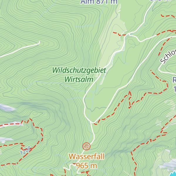 Map of Diensthütte