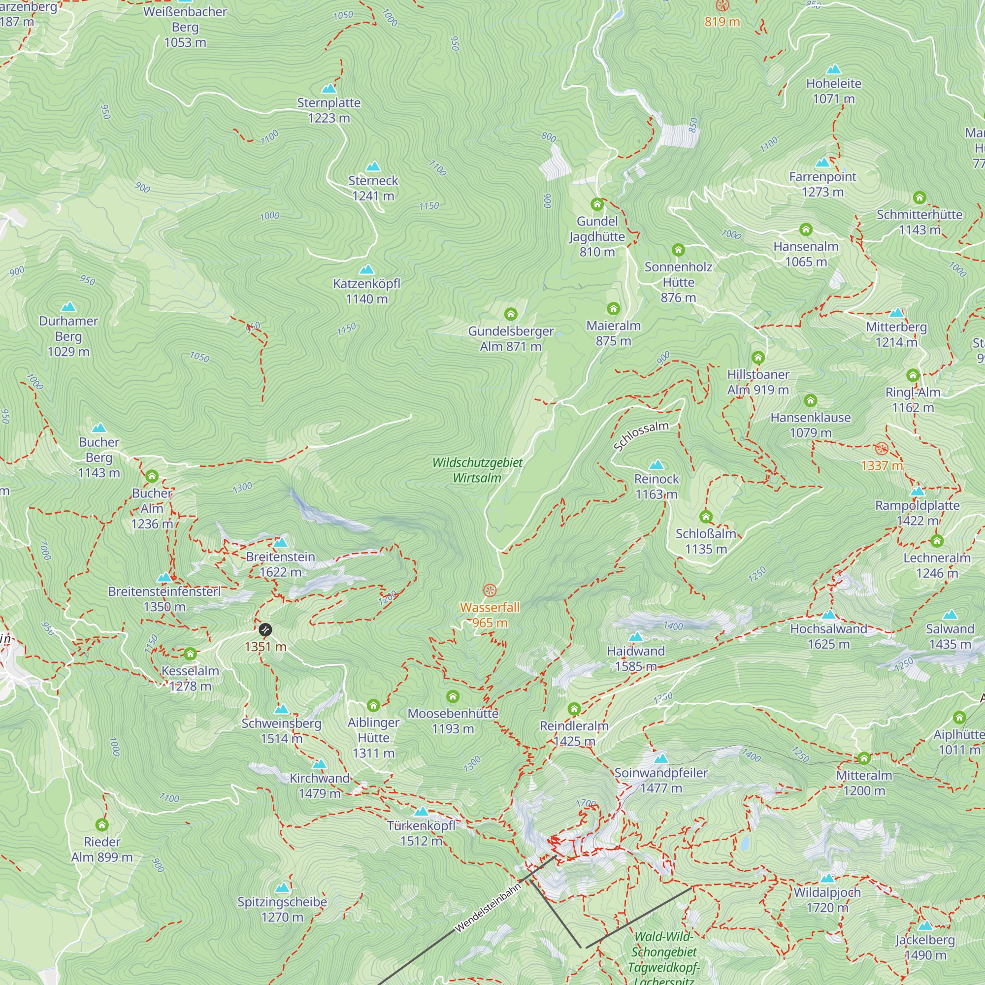 Diensthütte map