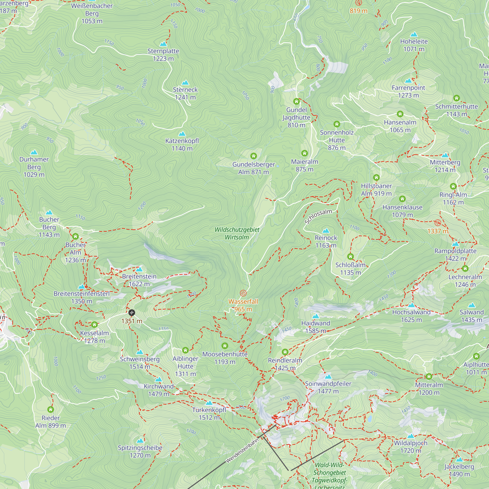 Diensthütte map