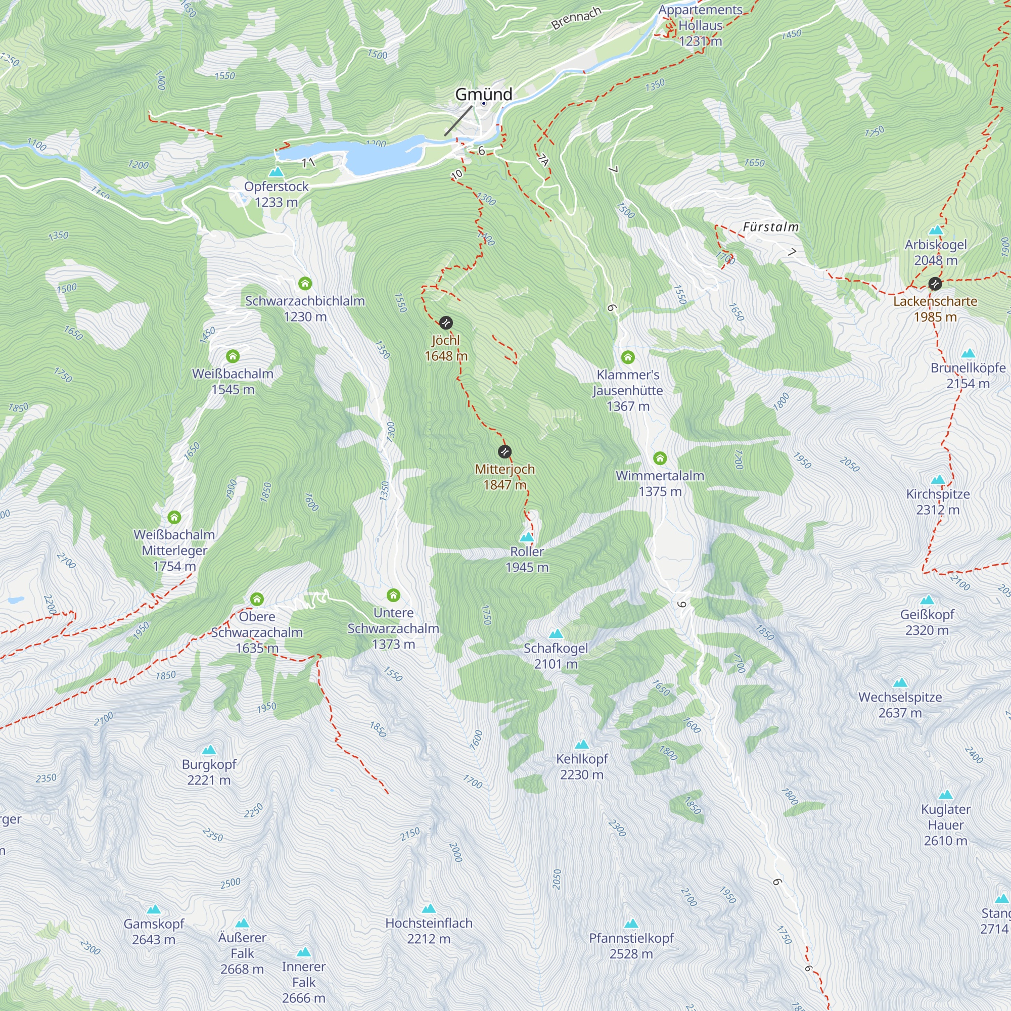 Jagdhütte map