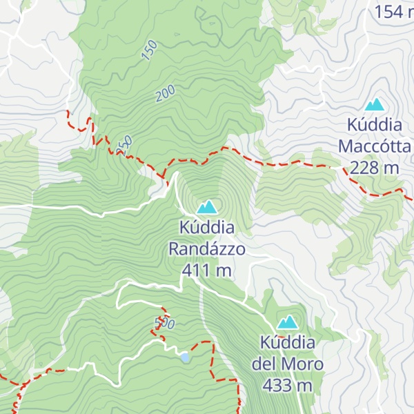 Map of Kúddia Randázzo