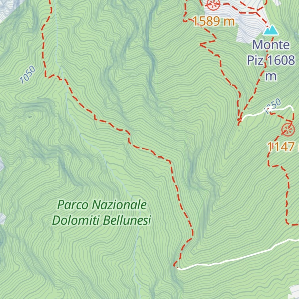 Map of Casera Pradel