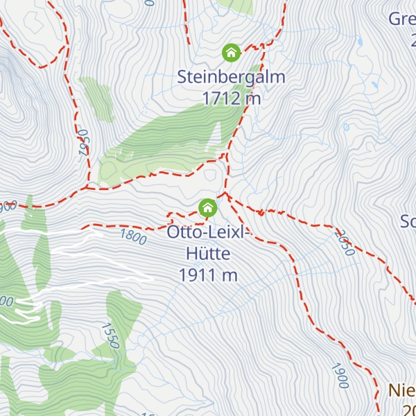 Map of Otto-Leixl-Hütte