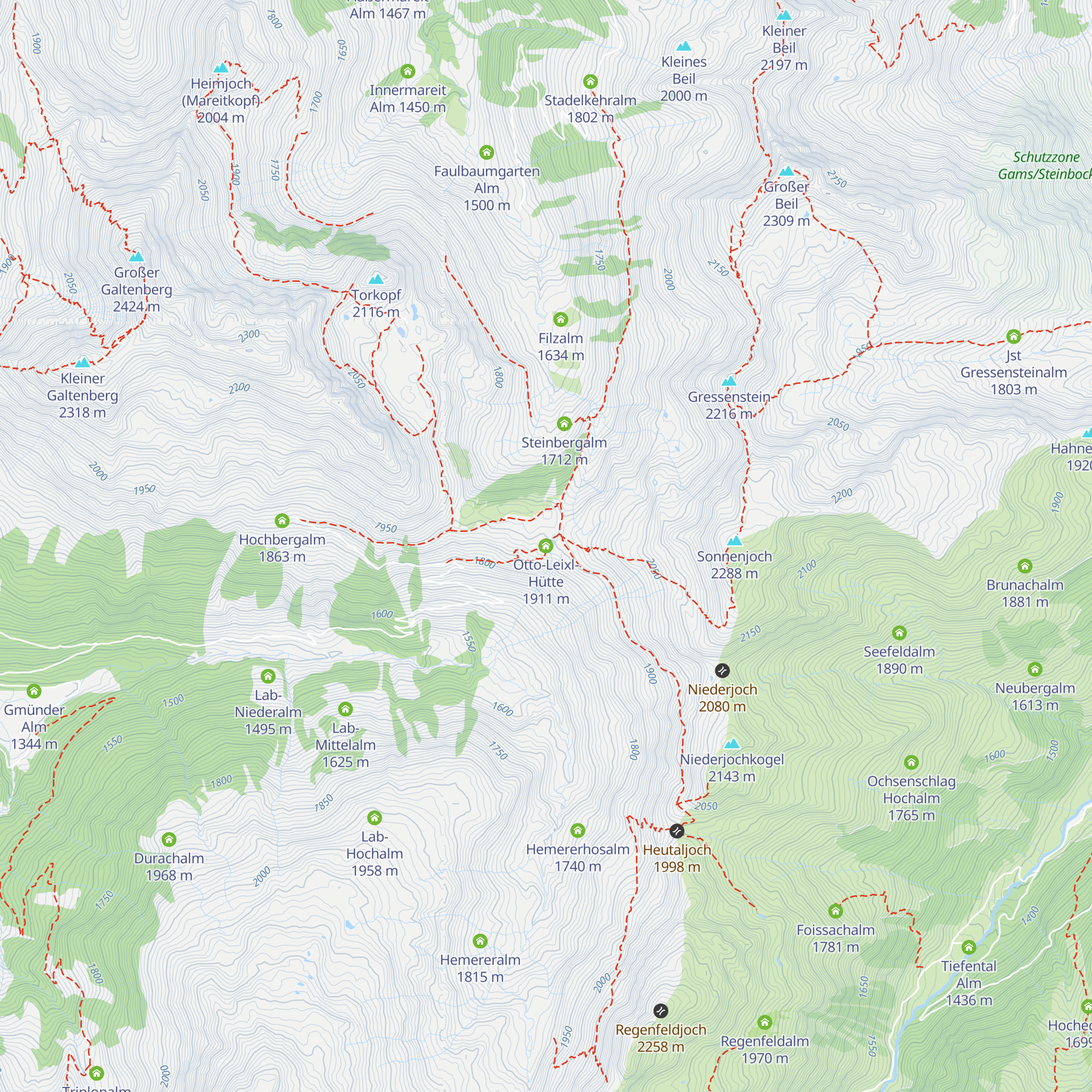 Otto-Leixl-Hütte map