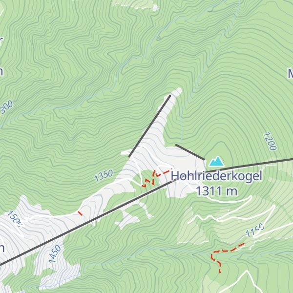 Map of Hohlriederalm