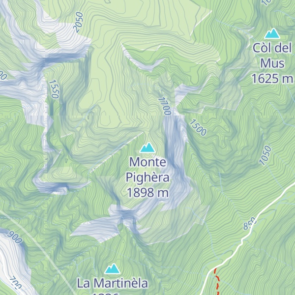 Map of Monte Pighèra