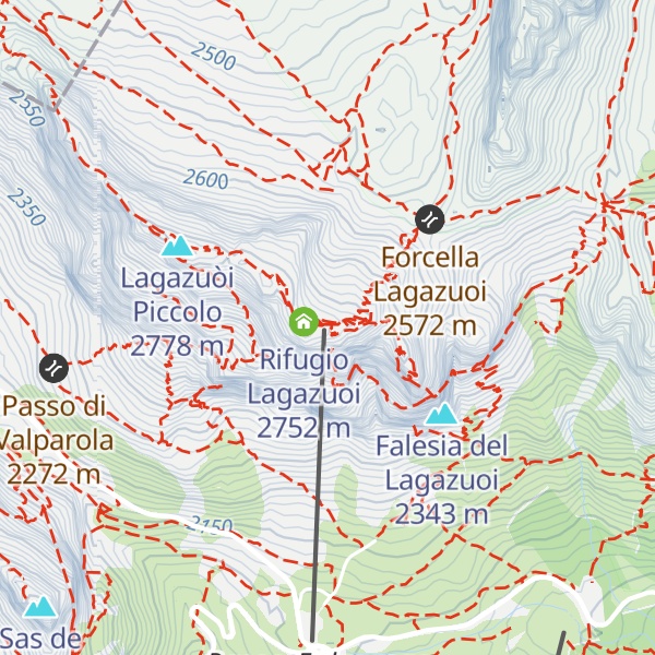 Map of Bar Pasticceria Lagazuoi