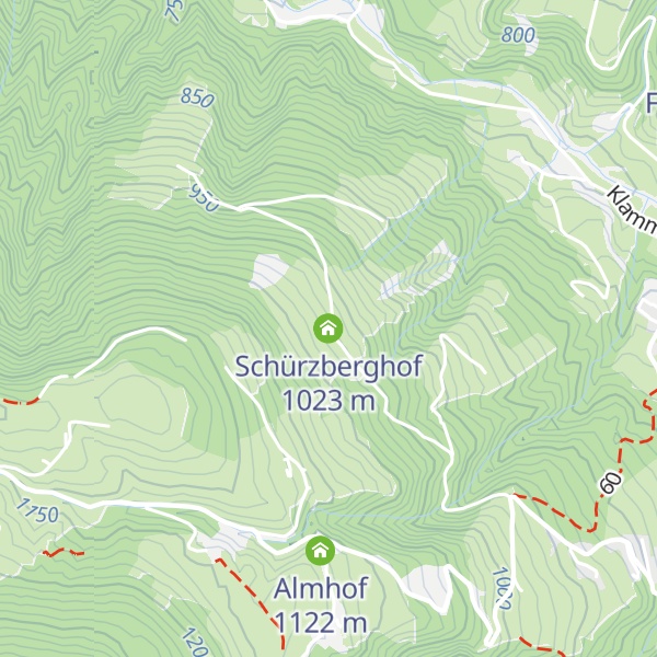 Map of Schürzberghof