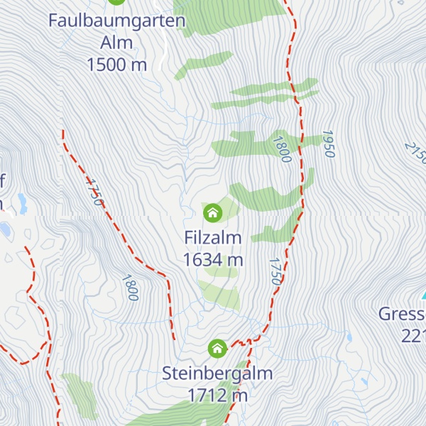 Map of Filzalm