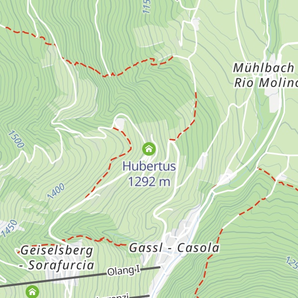 Map of Hubertus
