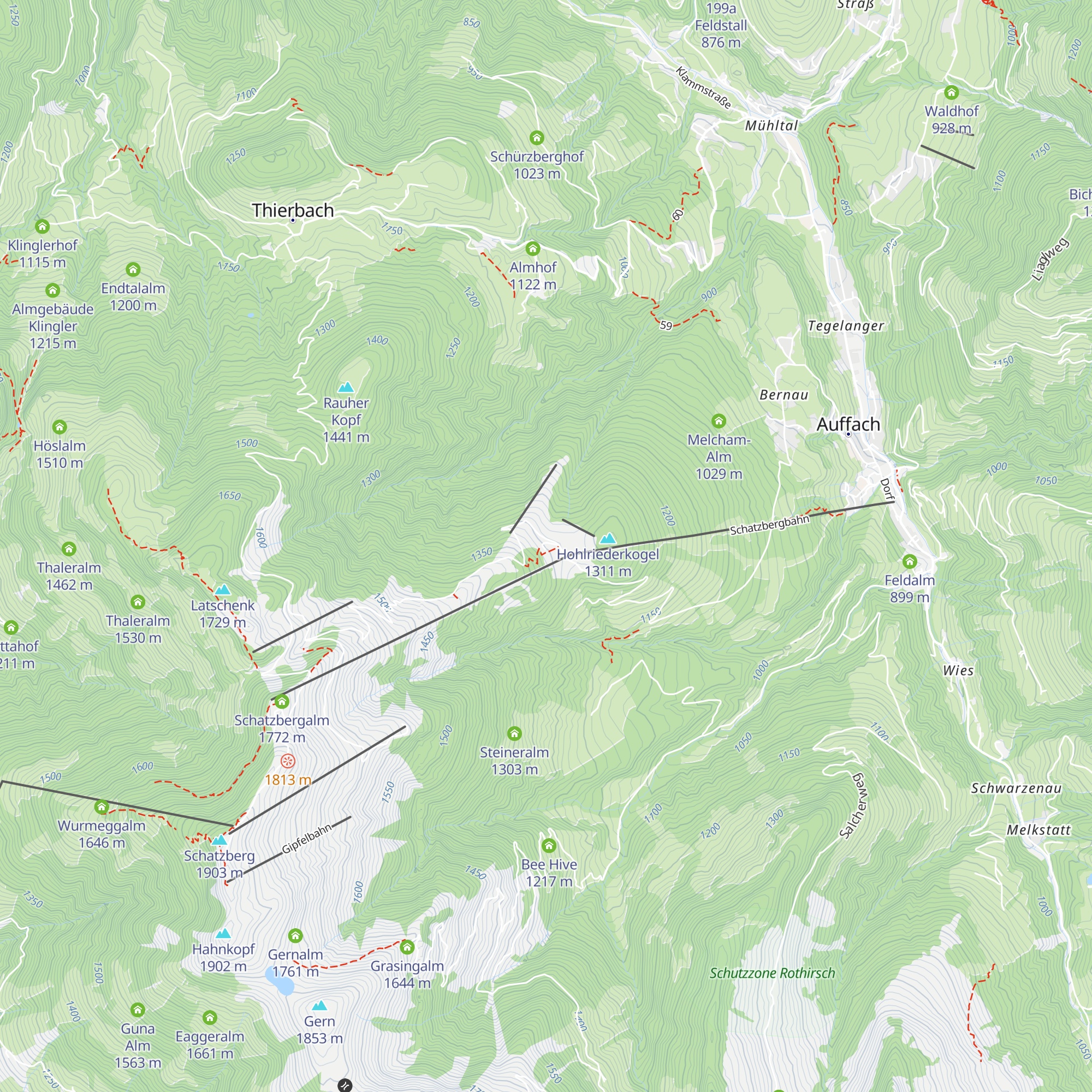 Koglmoos map