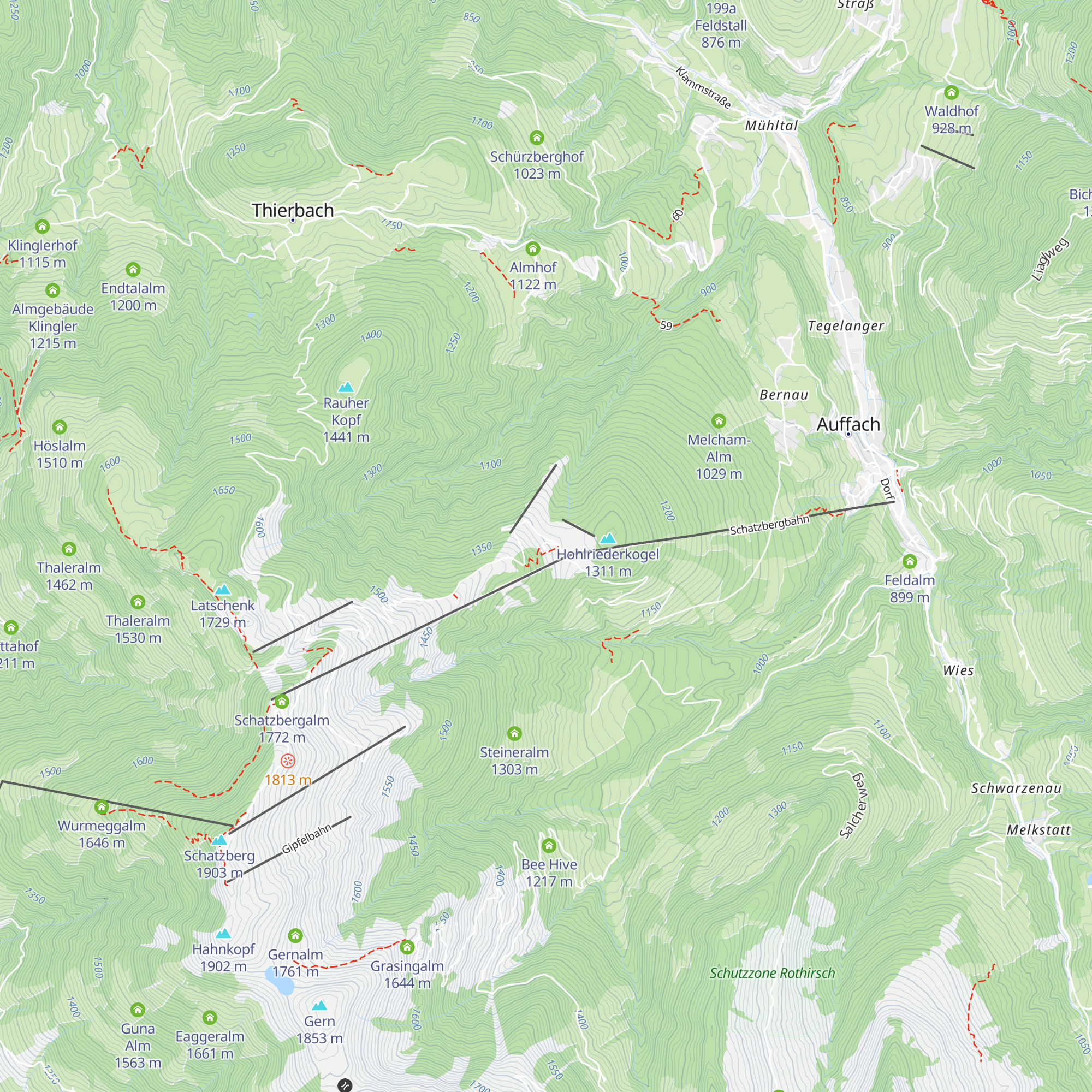 Koglmoos map