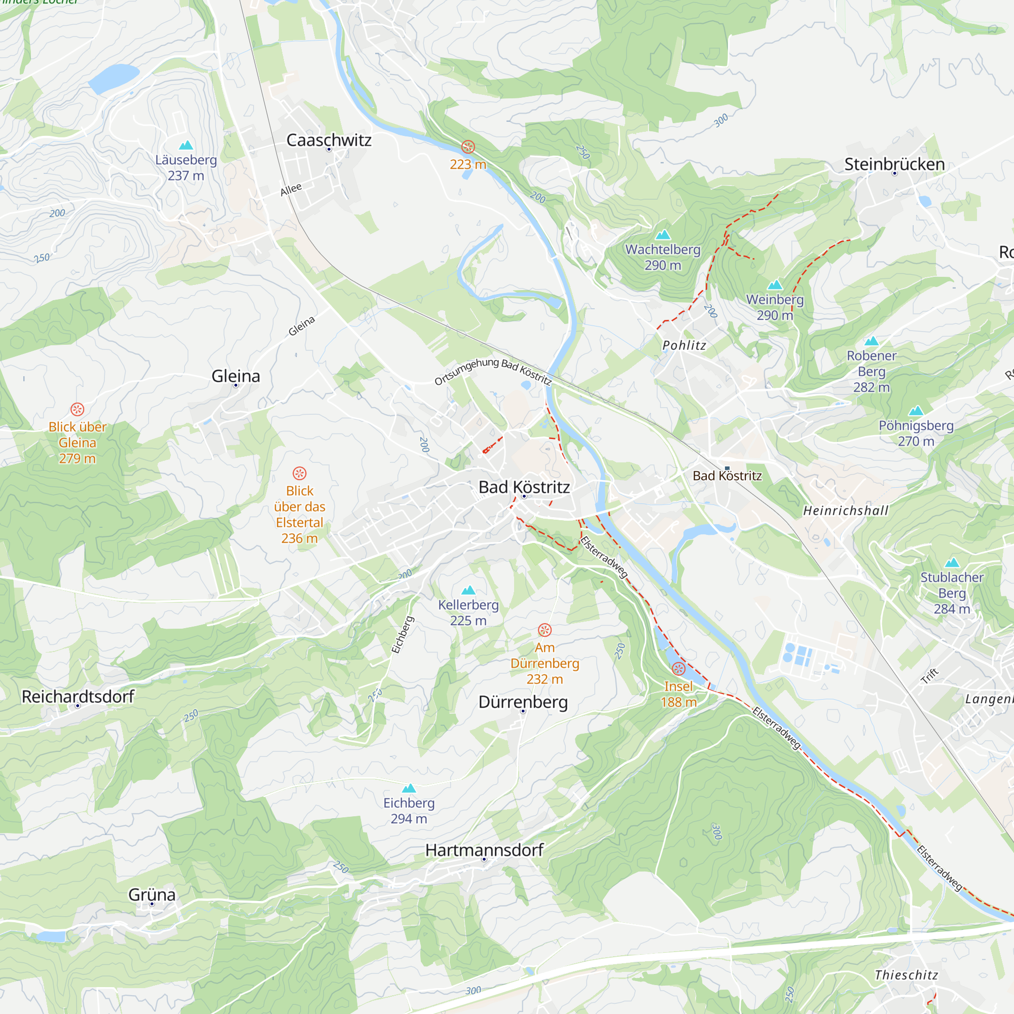 Bad Köstritz Information map