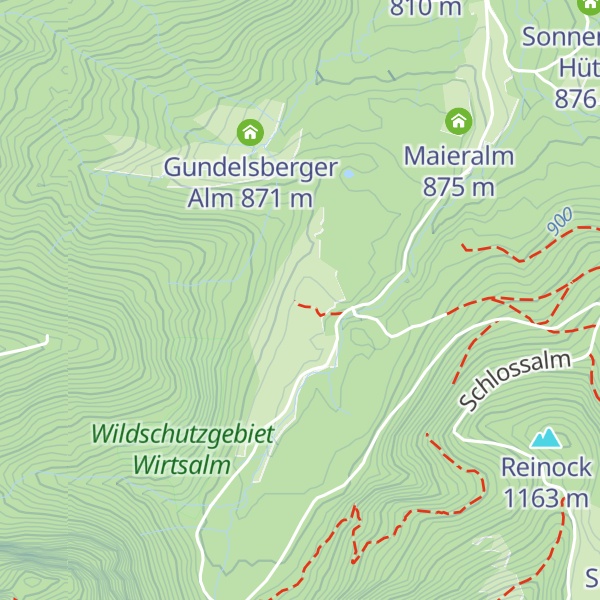 Map of Wirtsalm