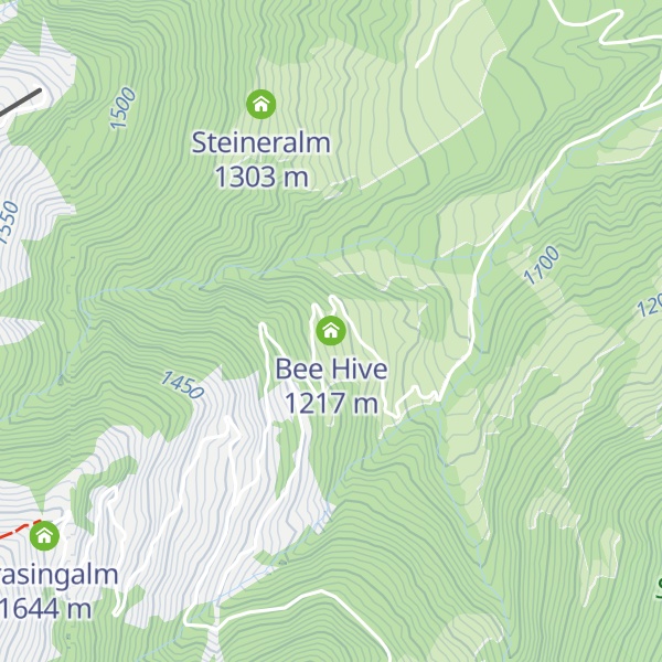 Map of Bee Hive