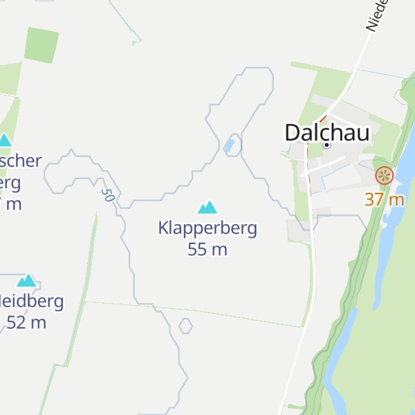 Map of Klapperberg