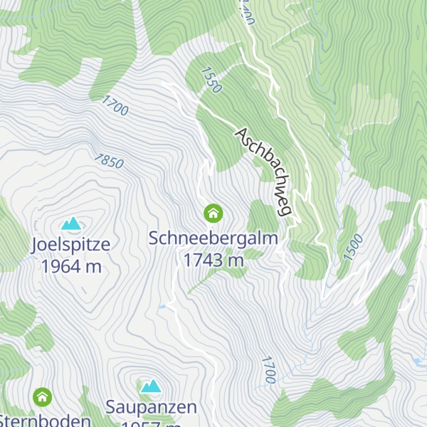 Map of Schneebergalm