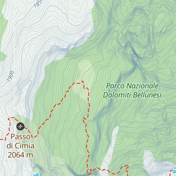 Map of Capanna Cimia