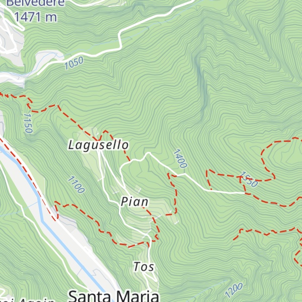 Map of Tabià di Val