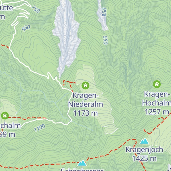 Map of Kragen-Niederalm