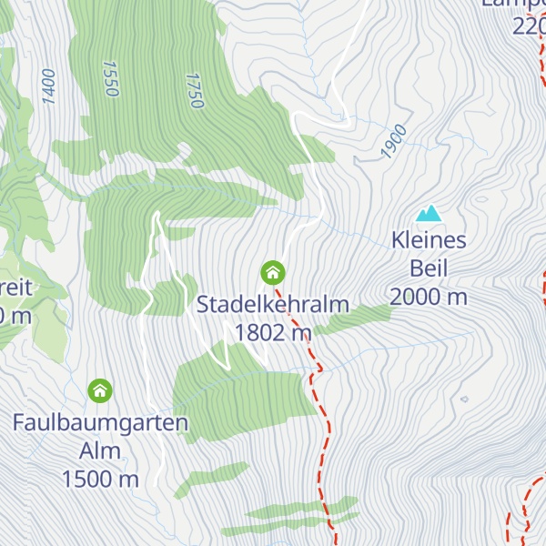 Map of Stadelkehralm