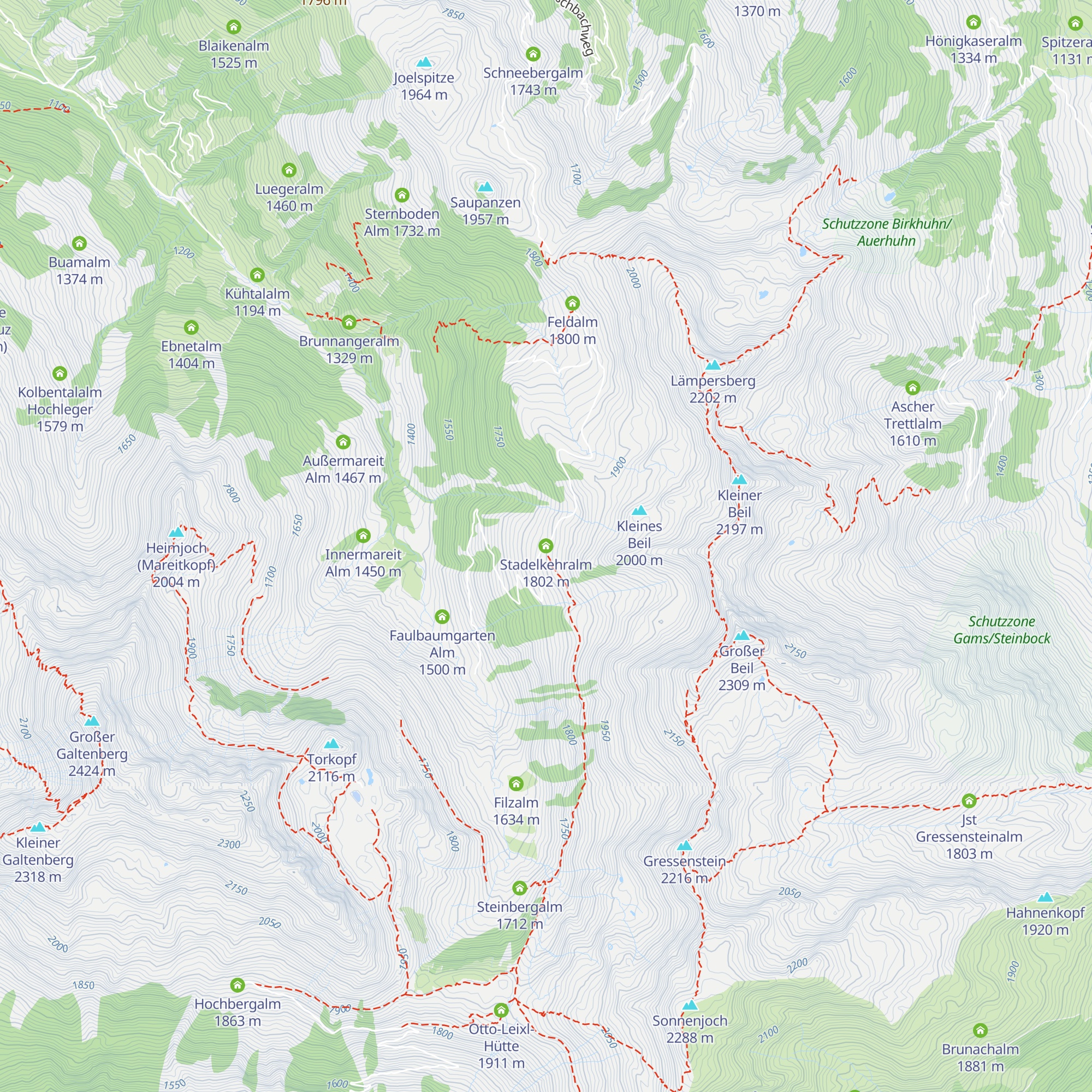 Stadelkehralm map