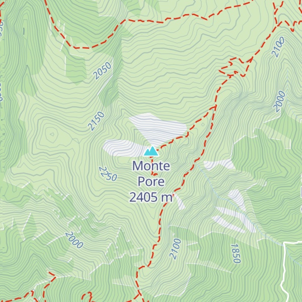 Map of Monte Pore