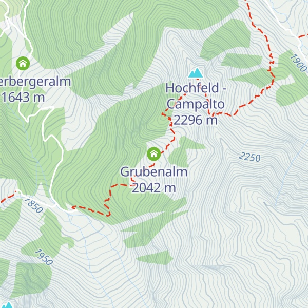Map of Grubenalm
