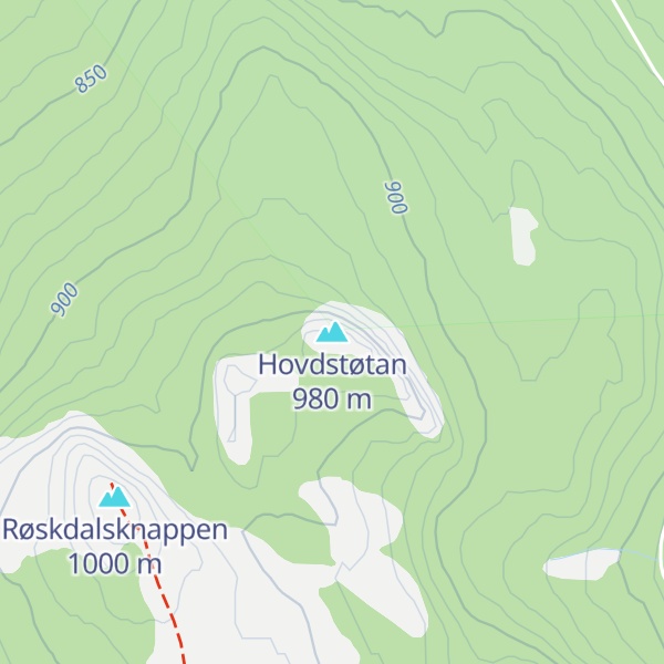 Map of Hovdstøtan