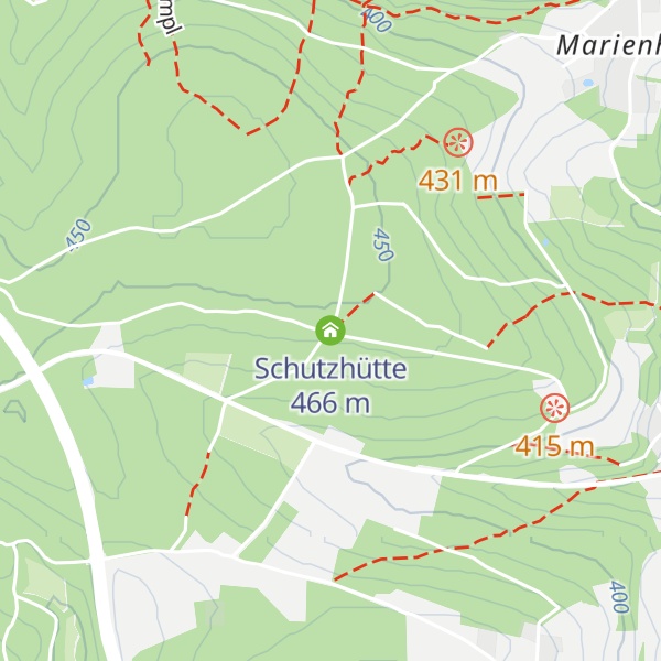 Map of Schutzhütte