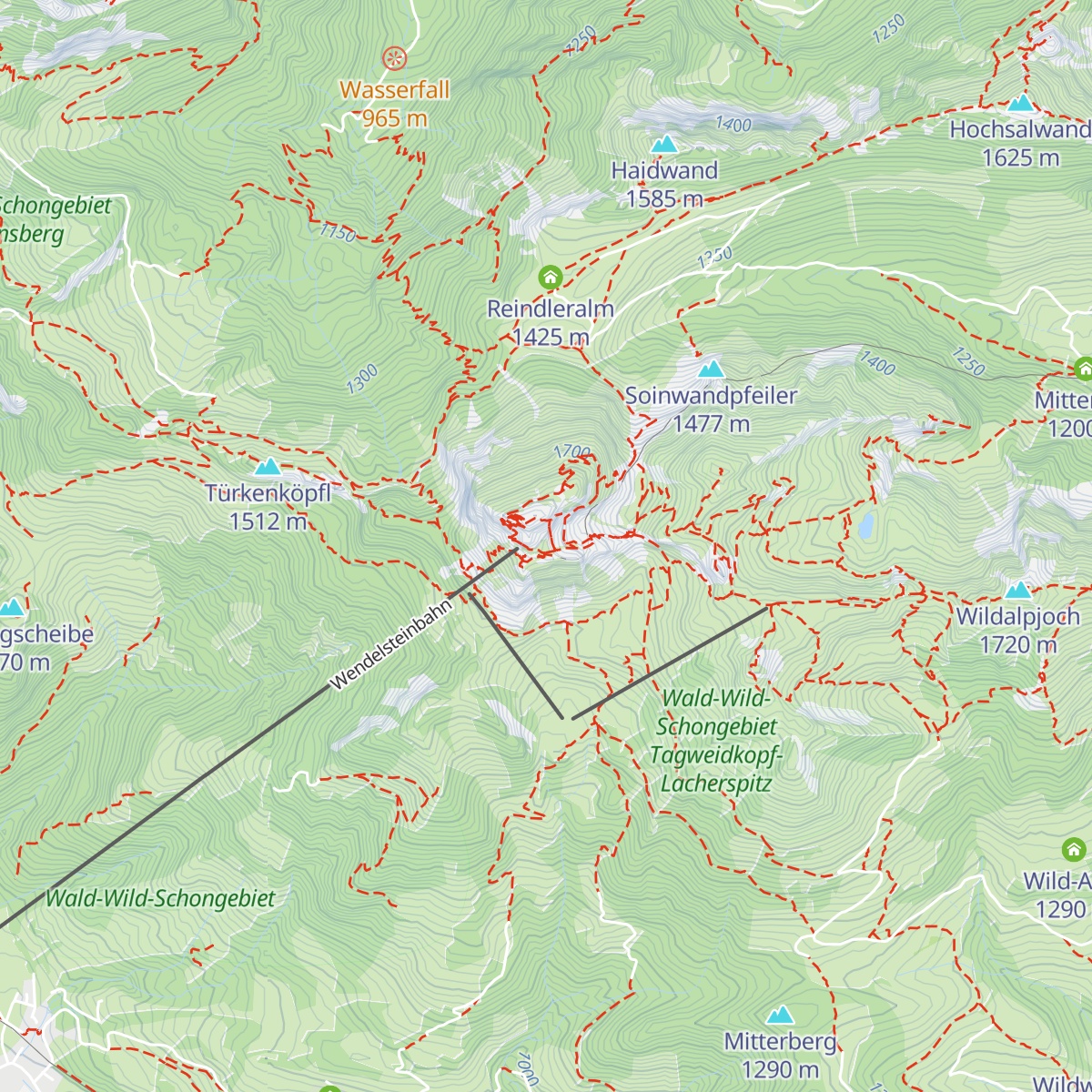 Klausen Hütte map
