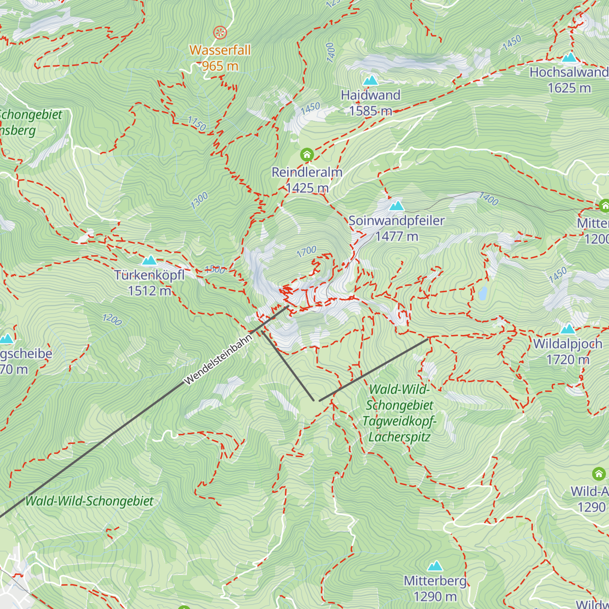 Klausen Hütte map