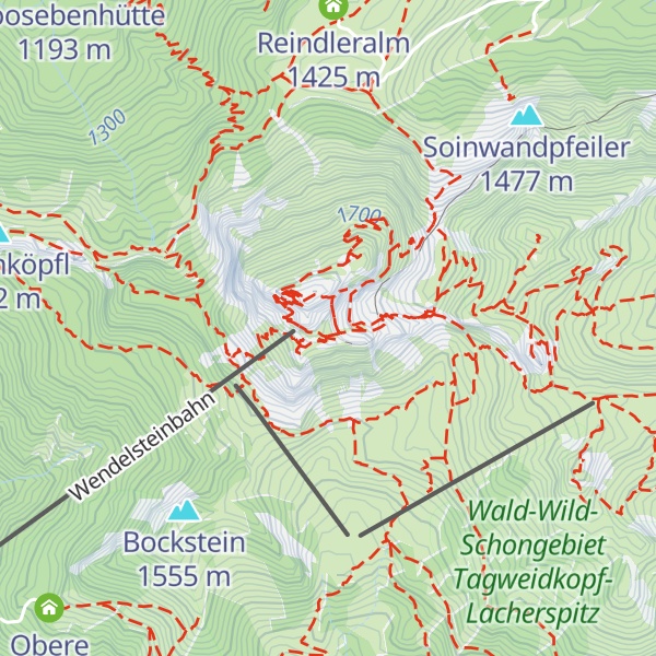 Map of Klausen Hütte