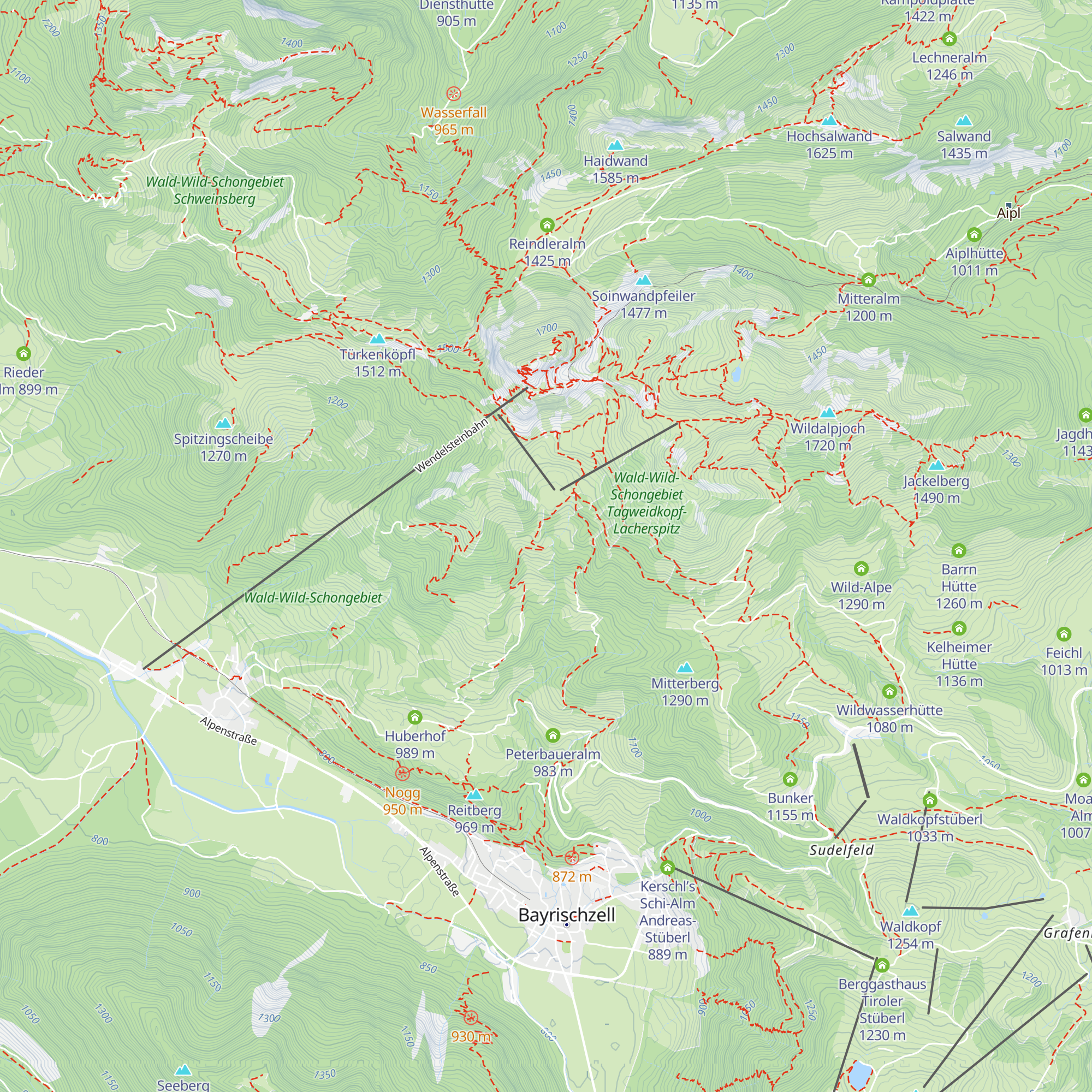Sigl-Alm map