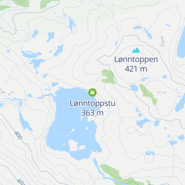 Map of Lønntoppstu