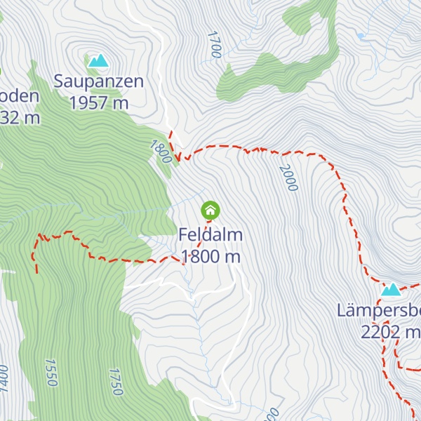 Map of Feldalm
