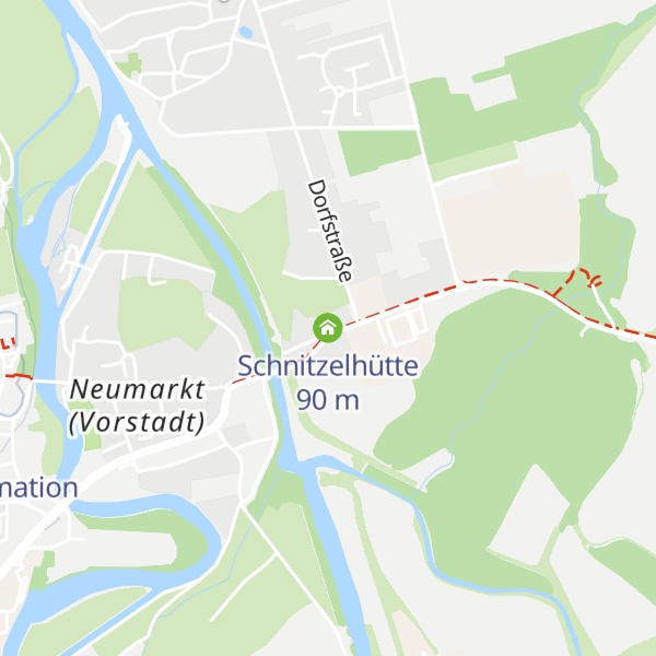 Map of Schnitzelhütte