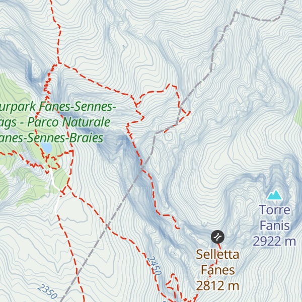 Map of Piza de Medo - Punta di mezzo
