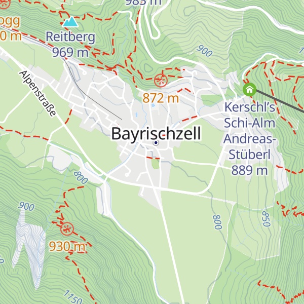 Map of Tourist-Info Bayrischzell