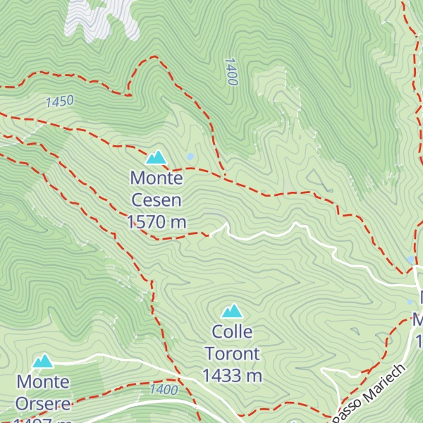 Map of Malga Fossazza