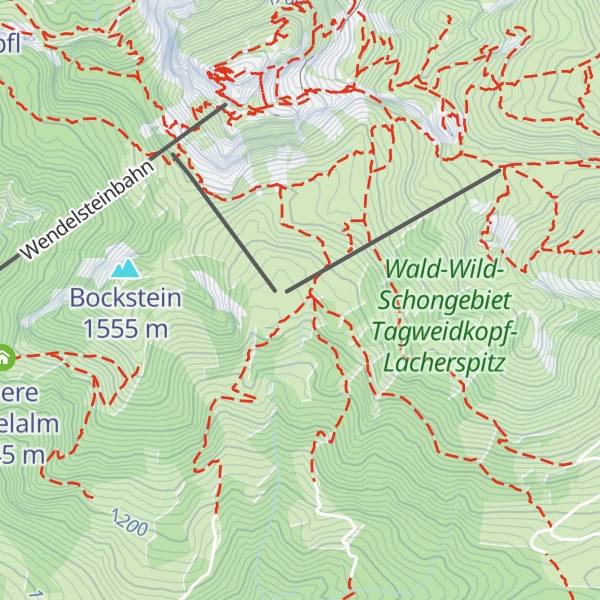 Map of Wendelsteiner Alm