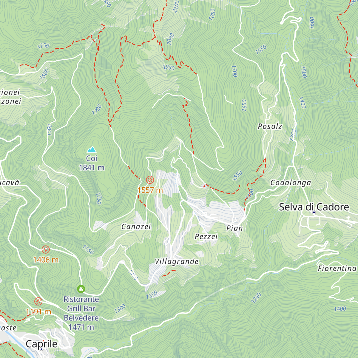 Miniere del Fursil map