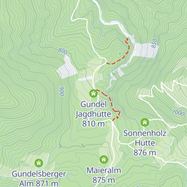 Map of Gundel Jagdhütte