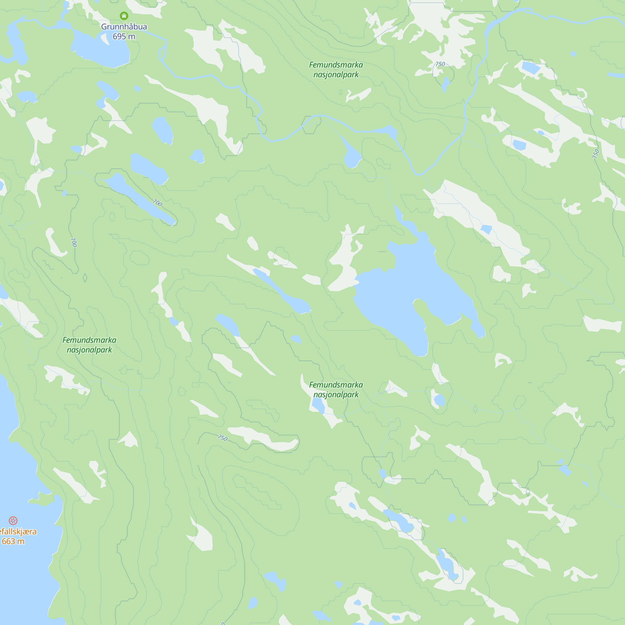 Gubbtjønnbua map