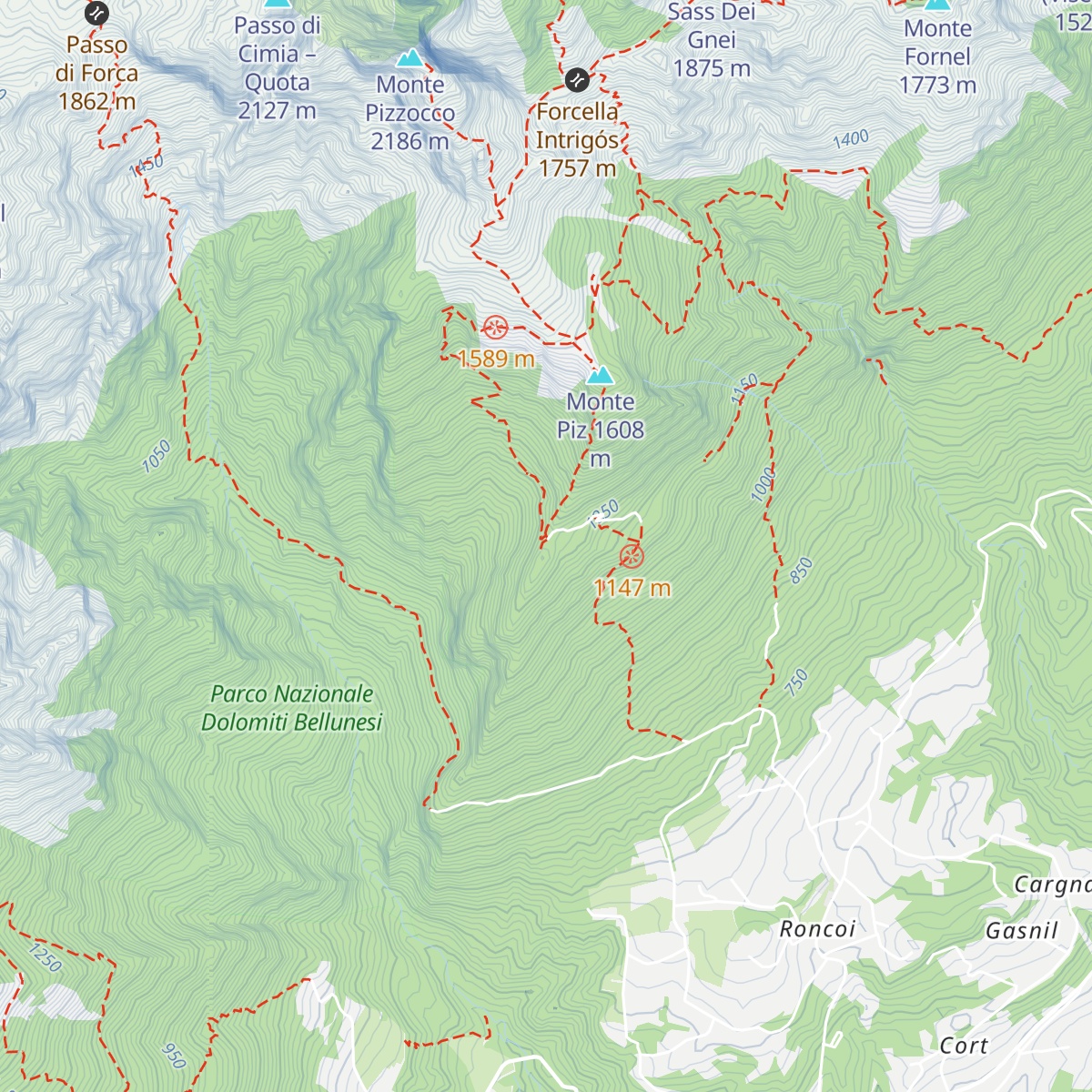 Casera Ere map