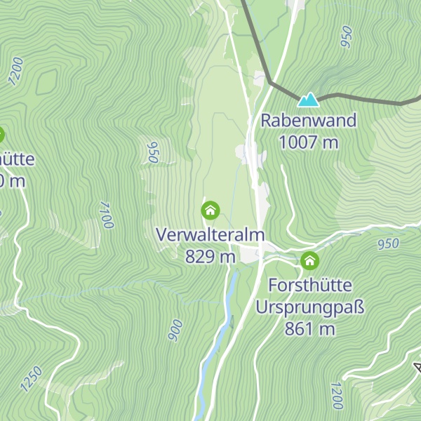 Map of Verwalteralm