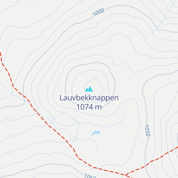 Map of Lauvbekknappen