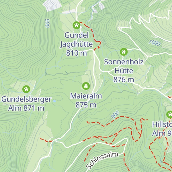 Map of Maieralm
