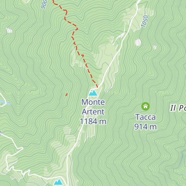 Map of Monte Artent